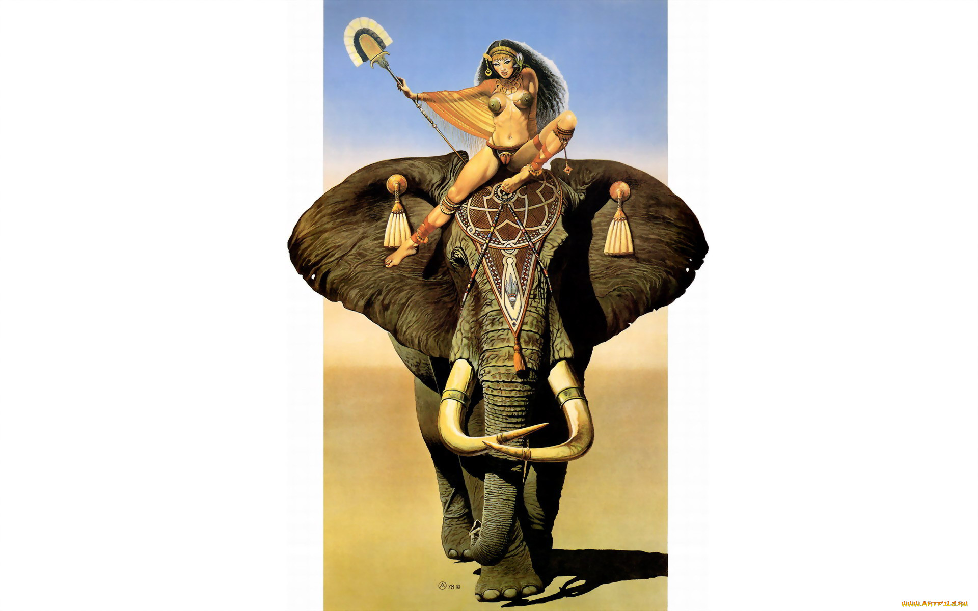 elephant, walk, , chris, achilleos, , , 